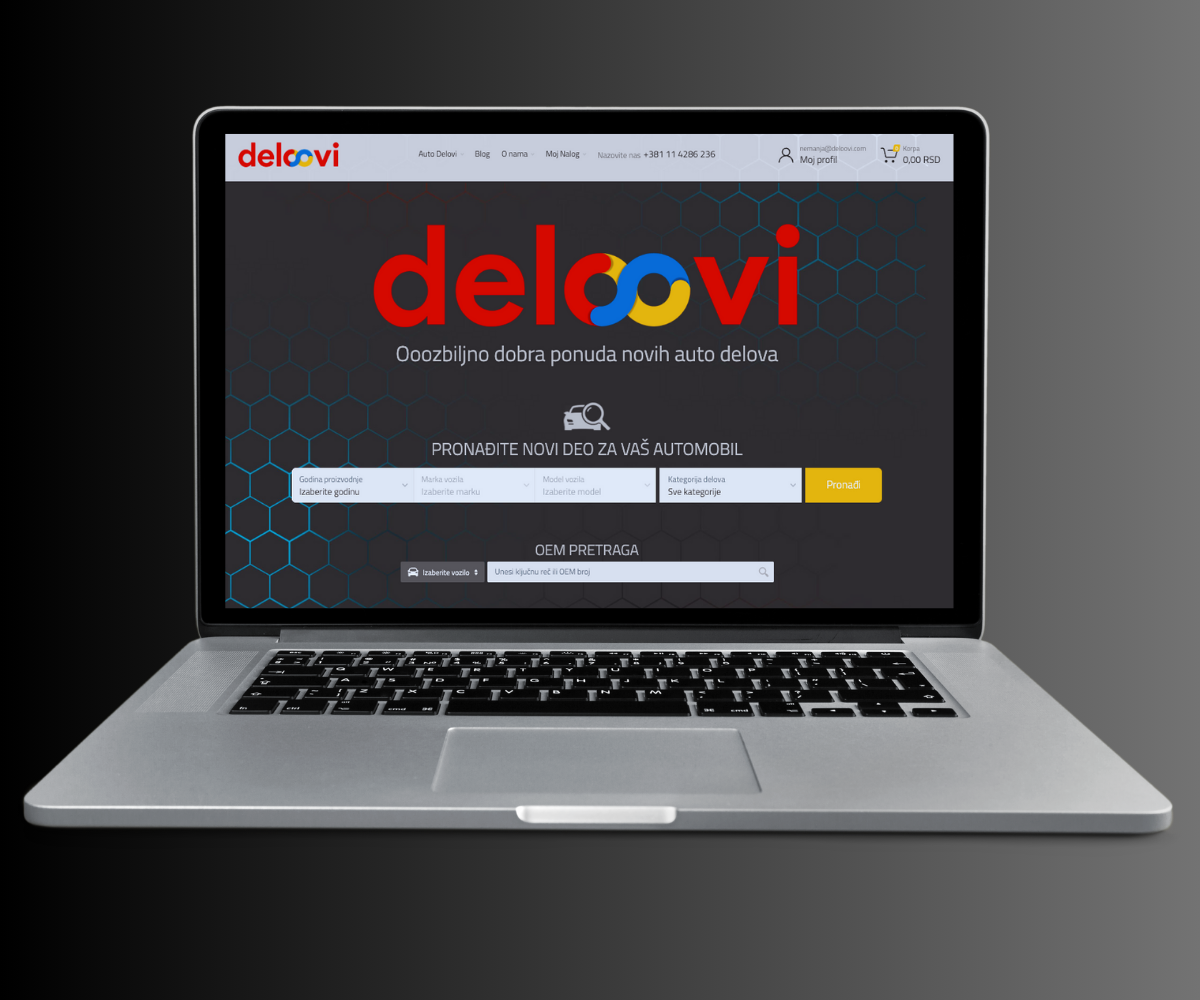 izrada web sajta automodelshop